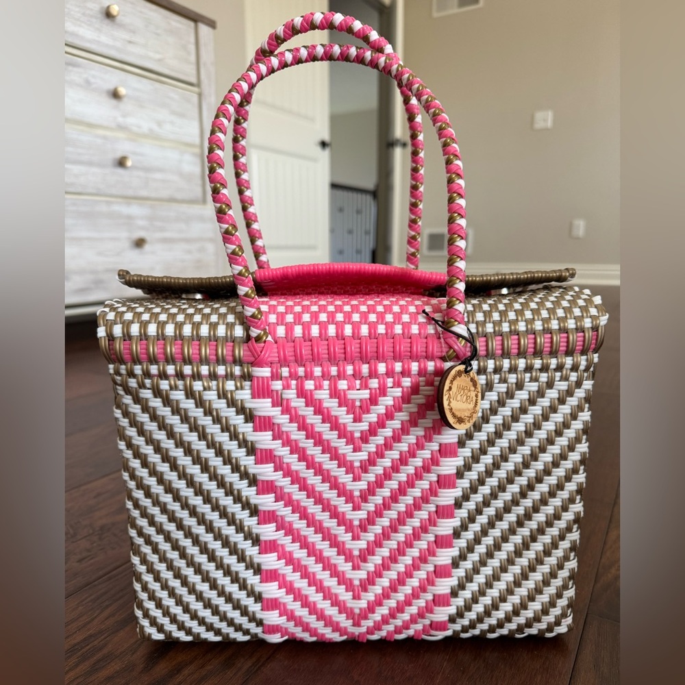 Maria Victoria Woven Handbag